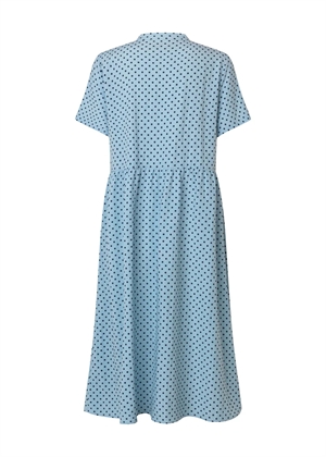 Aliya midi kjole Lyseblå Lollys Laundry 